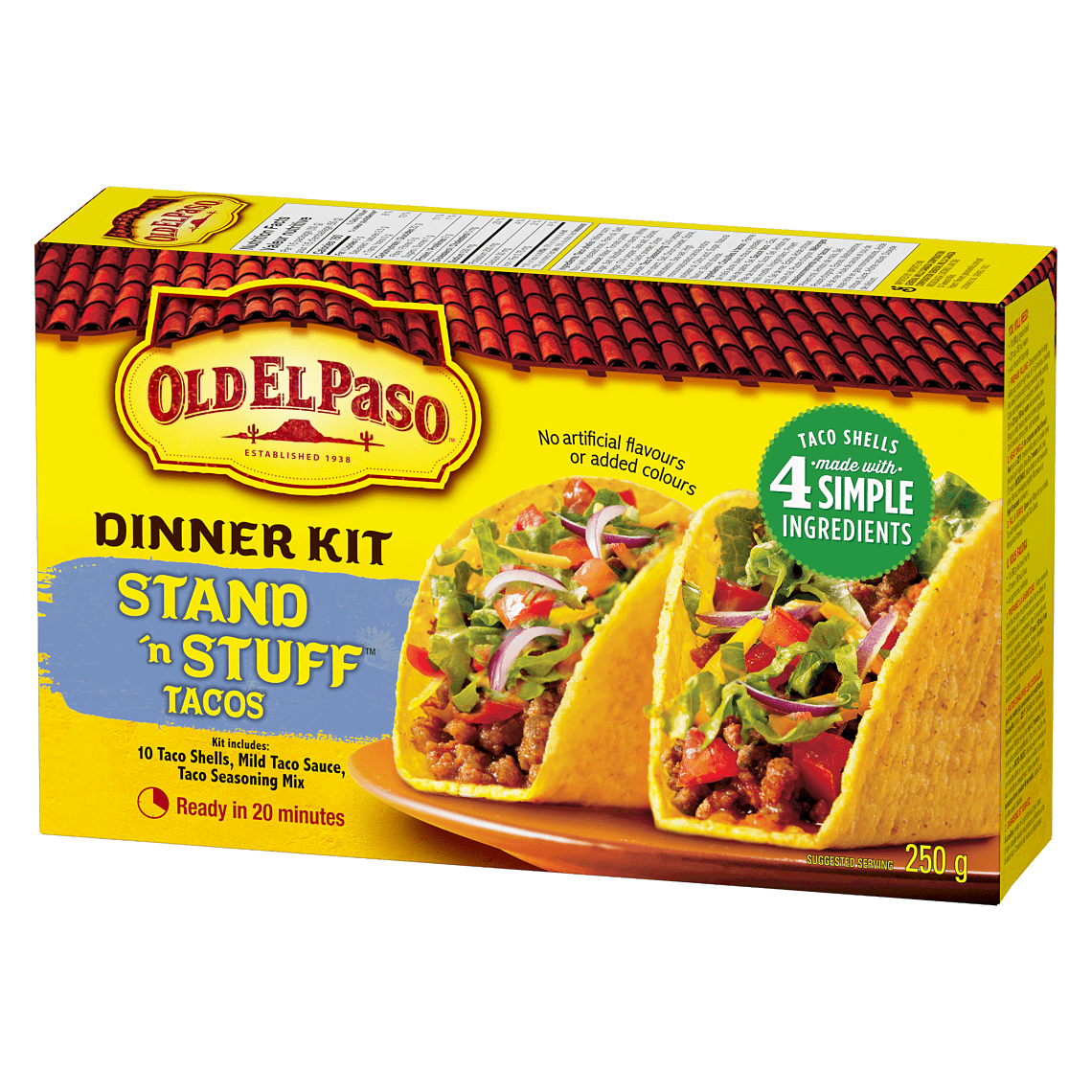 Stand N Stuff Taco Dinner Kit Old El Paso 1154